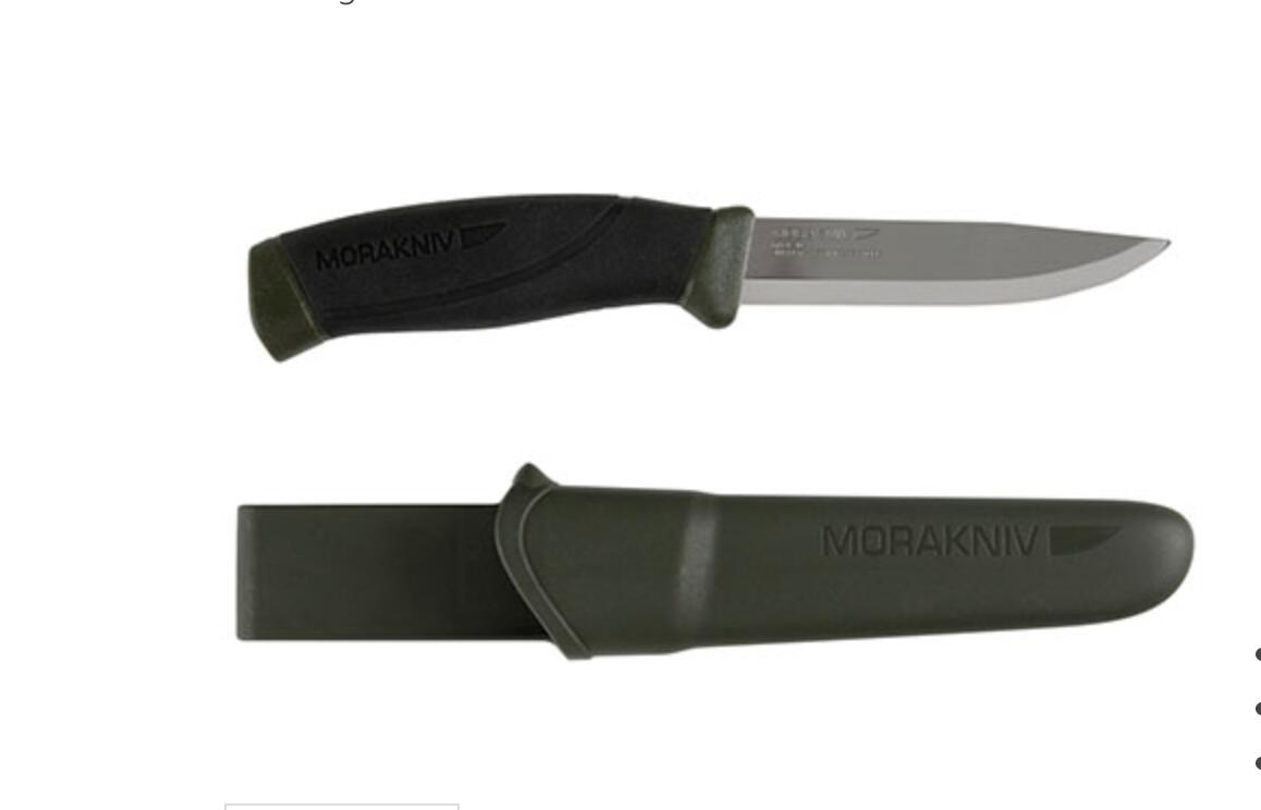 MoraKniv Companion MG Edelstahl Outdoor-Messer - Olivgrün 3/3