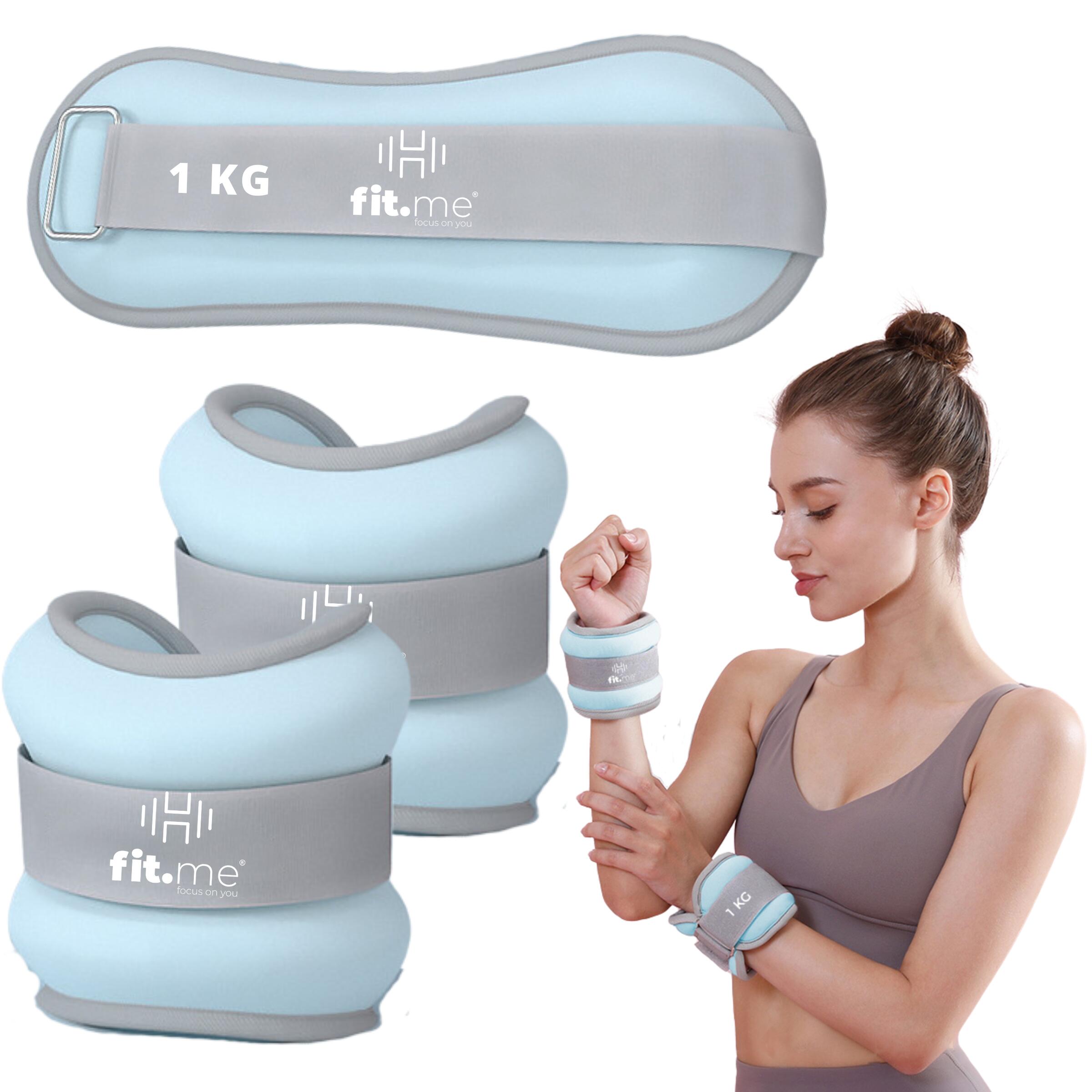 Obciążniki ciężarki na kostki nadgarstki ręce nogi 2x1kg ciężarki fit.me