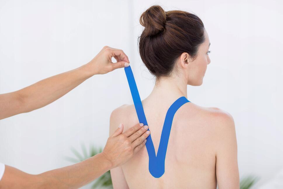 Tejp taśma kinezjologiczna fit.me na twarz kolano 2,5cm