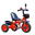 Tricicleta cu pedale pentru copii 2-5 ani, Rosu