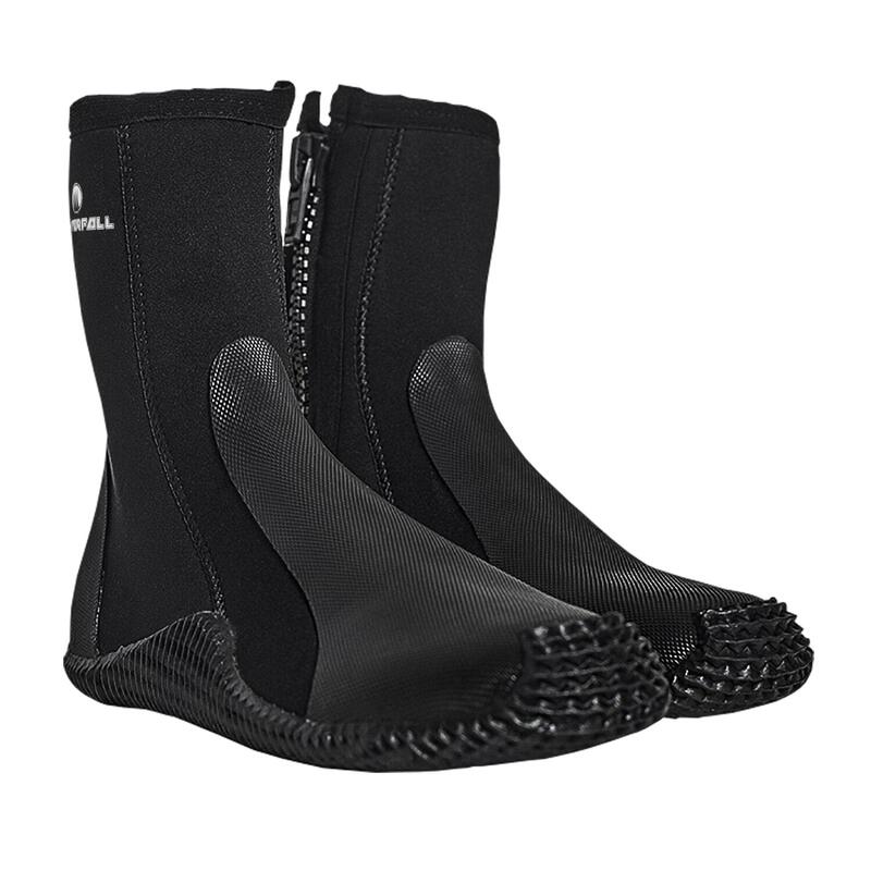 Botas Neopreno 5mm Waterfall Negro con Cremallera