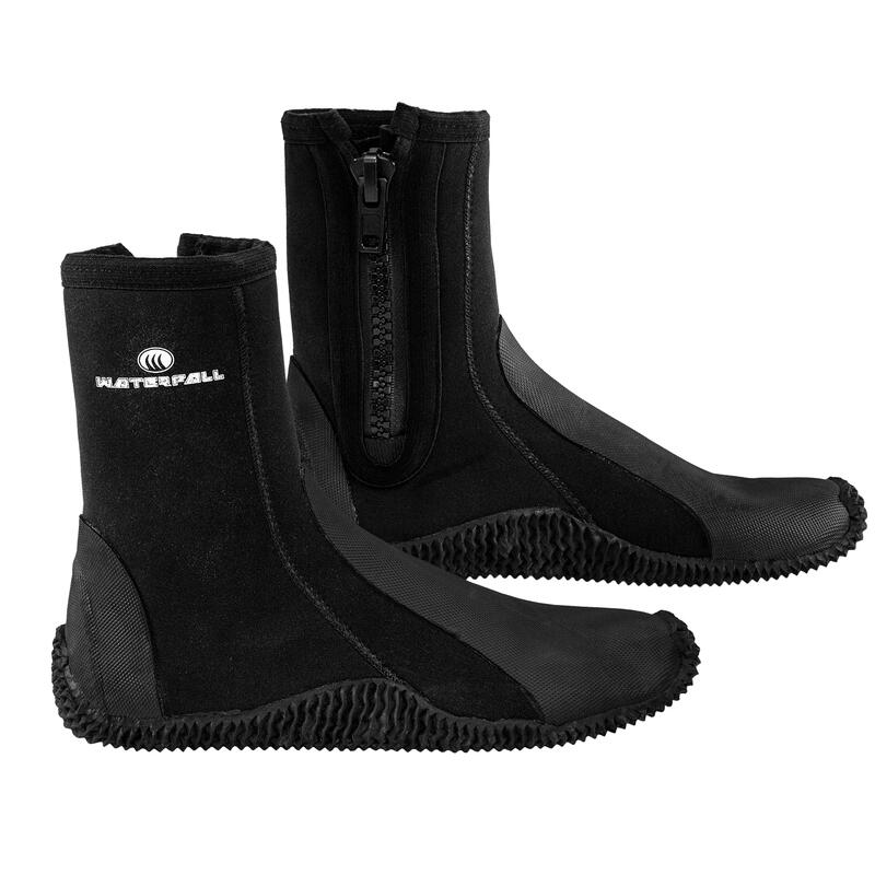 Botas Neopreno 5mm Waterfall Negro con Cremallera