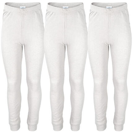3 pantalons thermiques enfant | Sous-vêtements sportifs | Crème