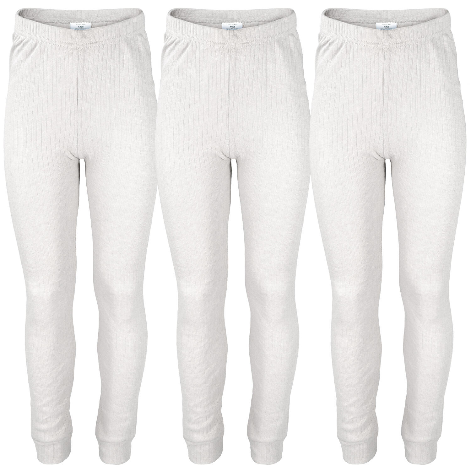 Black Snake - 3 Pantalons Thermiques Enfant | Sous-vêtements Sportifs | Crème - Sous Vêtement Bas - Blanc -  8 À 10 Ans - Decathlon