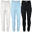 3 pantalons thermiques enfant | Sous-vêtements sportifs | Crème/Bleu clair/Noir