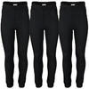 3 pantalons thermiques enfant | Sous-vêtements sportifs | Noir