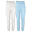 Thermounterhose Kinder 2er Set | Sportunterhose | Innenfleece | Creme/Hellblau