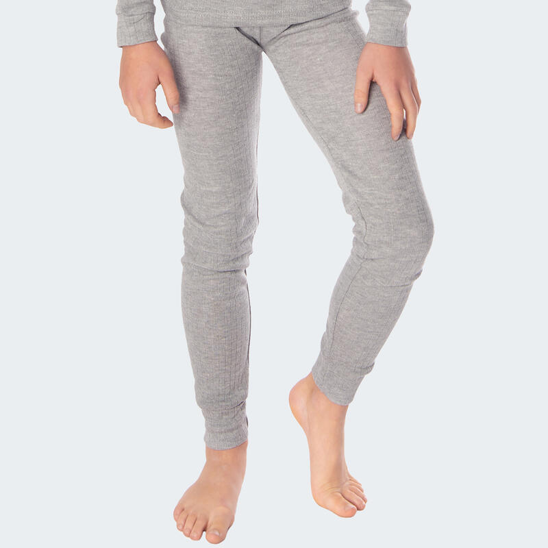 3 pantaloni termici | Bambino | Intimo sportivo | Gris/Celeste/Nero