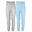 2 pantalons thermiques enfant | Sous-vêtements sportifs | Gris/Bleu clair