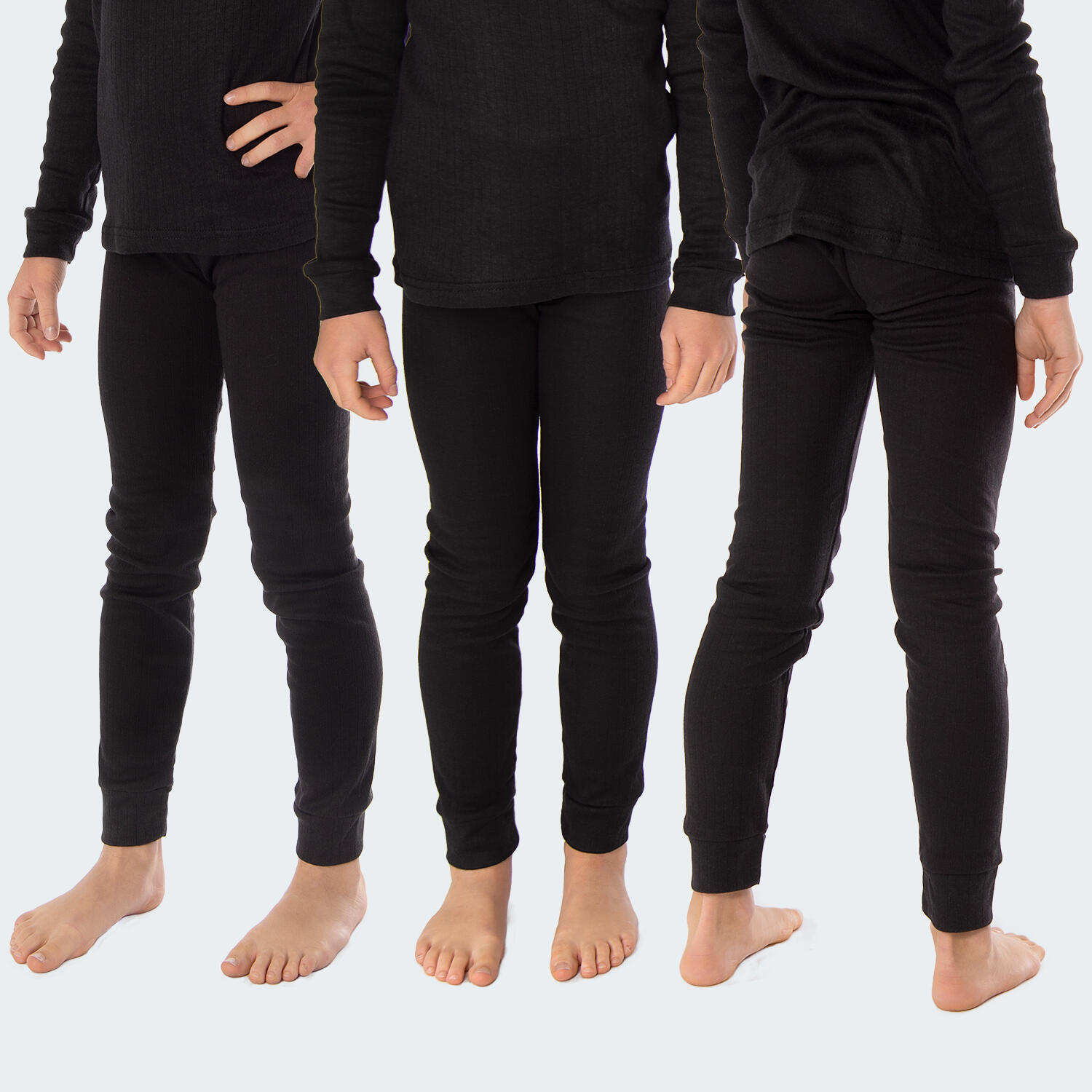 3 kids thermal pants | Sports underwear | Black