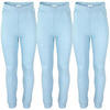 3 pantalons thermiques enfant | Sous-vêtements sportifs | Bleu clair