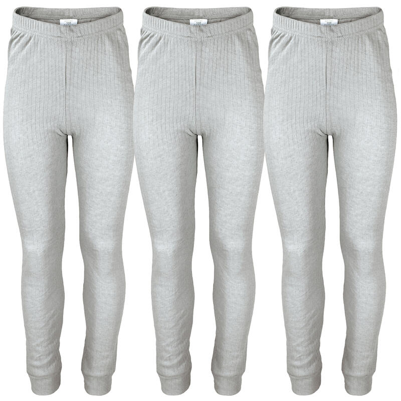 3 pantaloni termici | Bambino | Intimo sportivo | Grigio