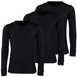 3 t-shirts thermiques enfant | Sous-vêtements sportifs | Noir