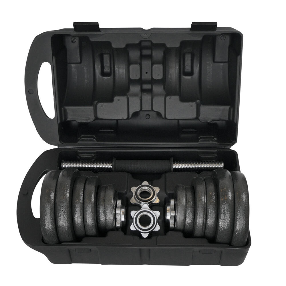 Verstelbare dumbbell set in koffer - 20 kg (2x 10 kg) 6/7