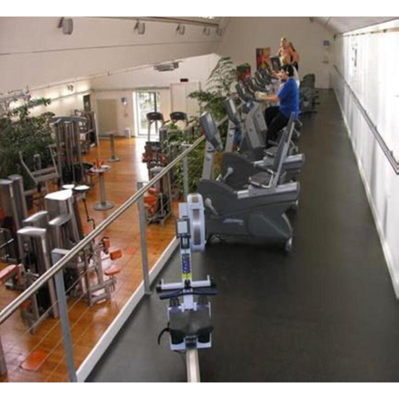 Rolă de pardoseală sportivă de 12,5 m² - grosime 6 mm - Negru