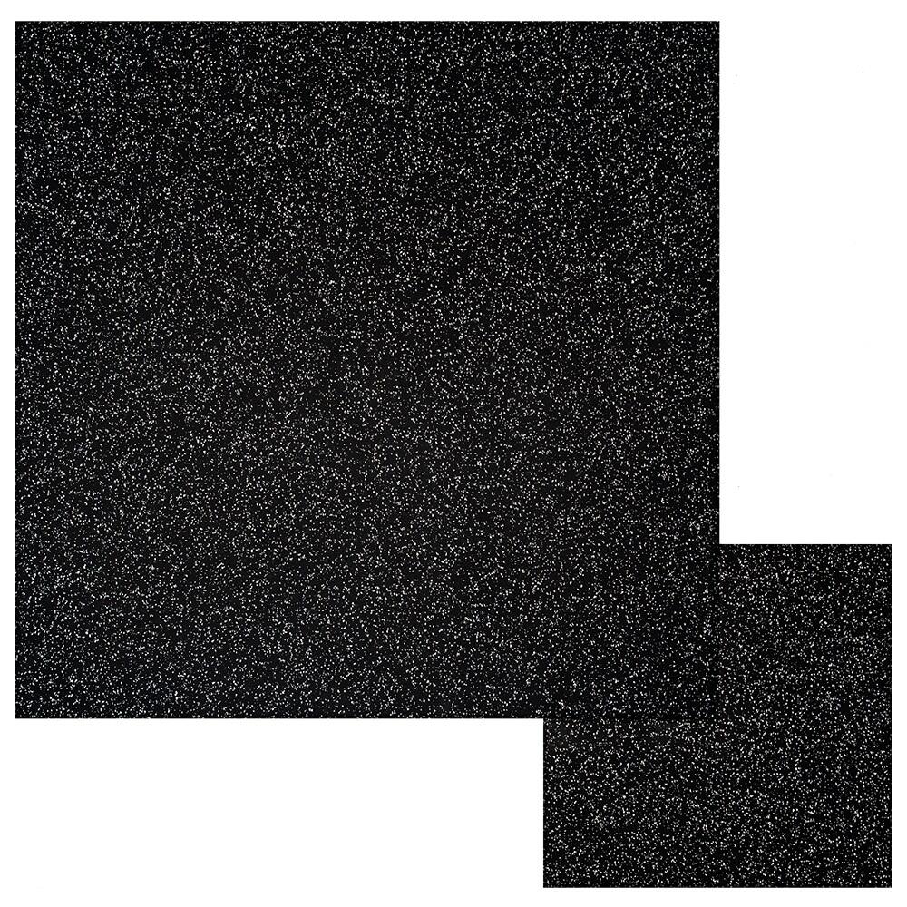 Pièce d'angle en caoutchouc pour sol sportif - 50x50 cm - épaisseur 20 mm - Gris 7/7