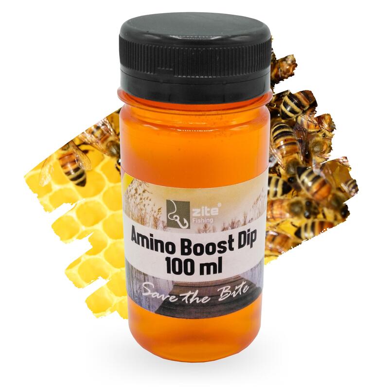 Amino Dip Vanille/Honig orange 100 ml - intensiver Karpfen-Lockstoff