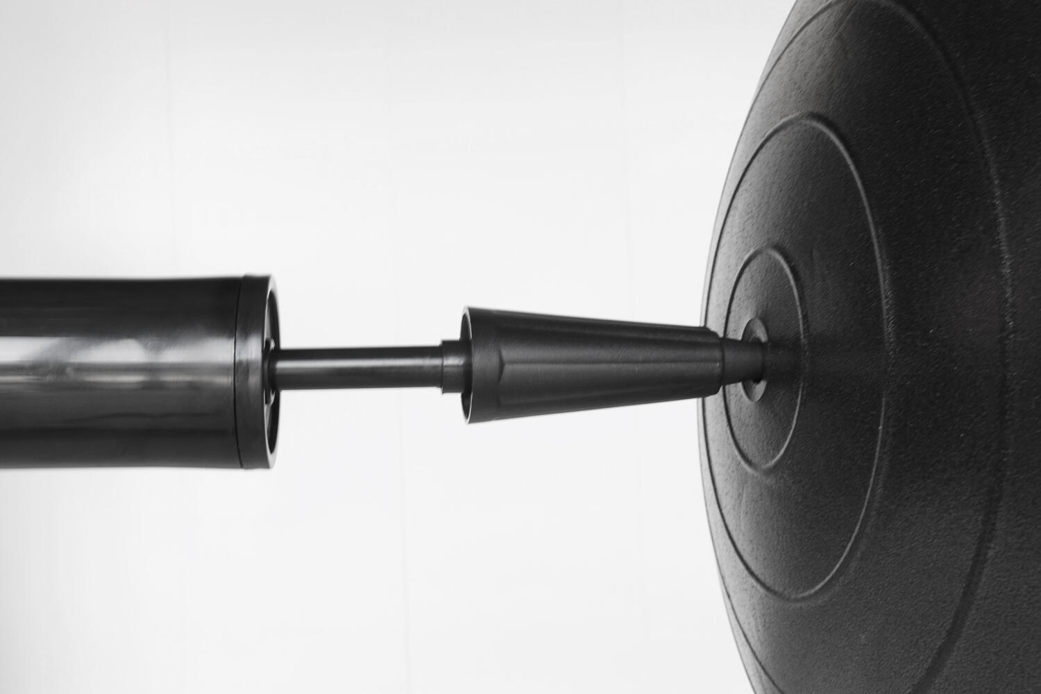 Pelota de fitness IVOL - Pelota de gimnasio - 65 cm - Incluye bomba - Negra 6/7