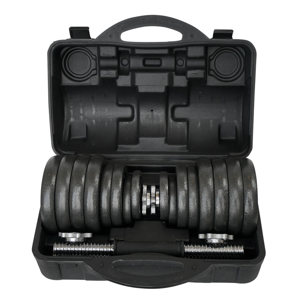 Verstelbare dumbbell set in koffer - 30 kg (2x 15 kg) 6/7