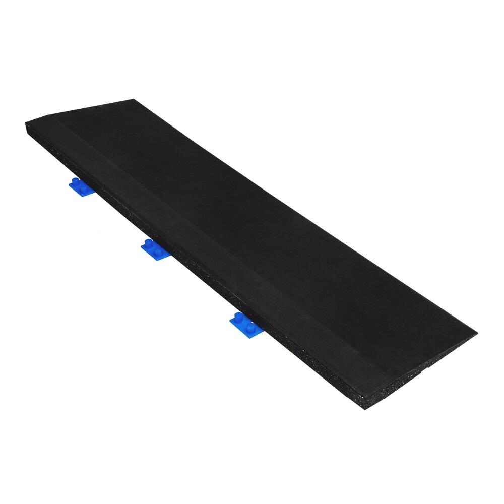 Sportboden mit Gummikante - 100 x 25 cm - 20 mm dick - Schwarz 7/7