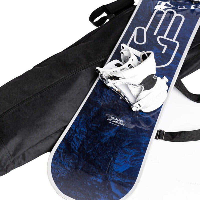 Borsa porta snowboard idrorepellente 180x40x16 cm - Nera