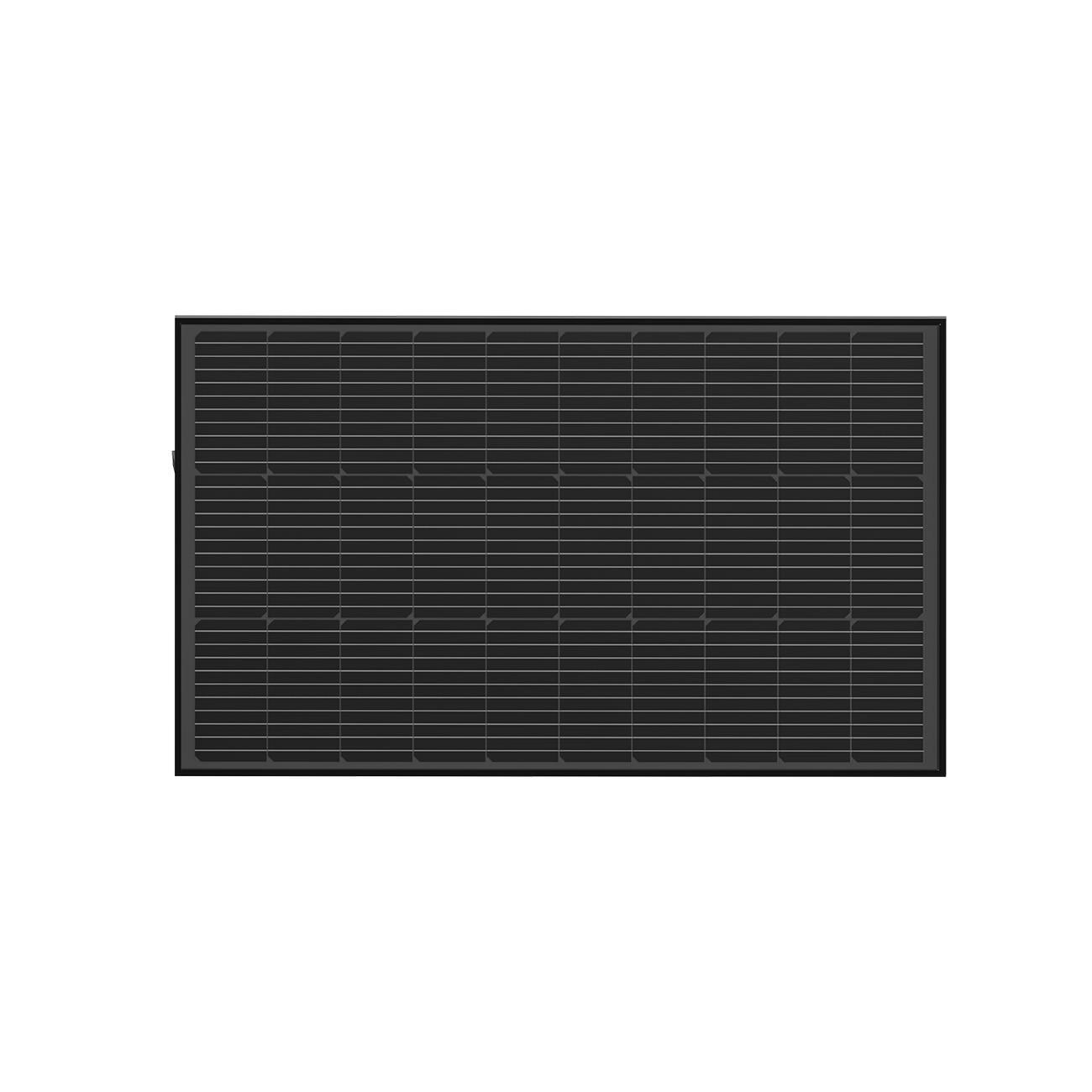 Ecoflow - Pack 2 Panneaux Solaires Rigides 100w Avec Adaptateurs De Montage - Panneau Solaire - Noir - Taille Unique - Decathlon