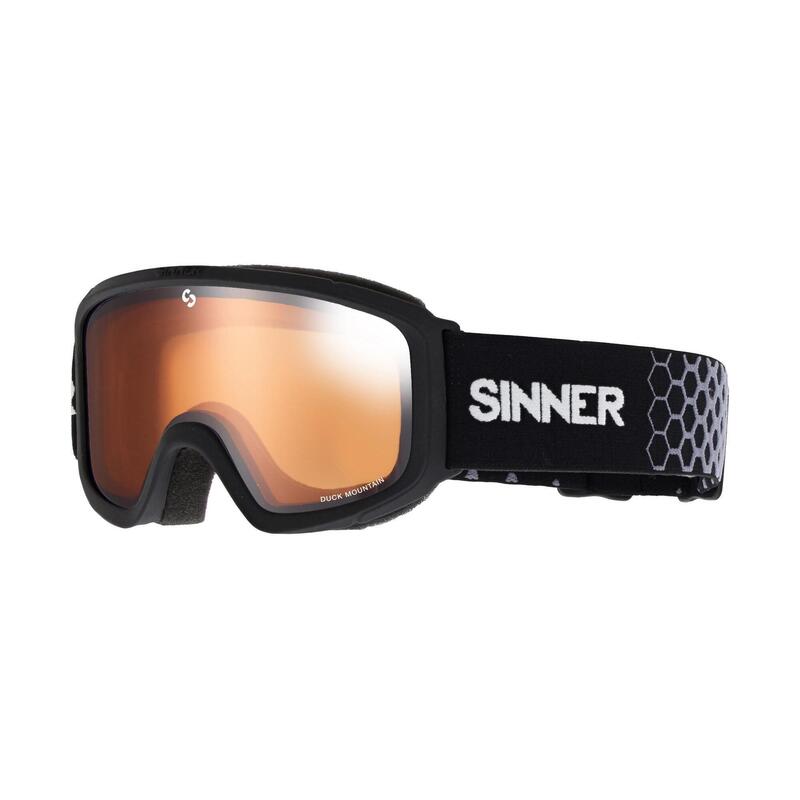 Gyermek sí-/snowboard szemüveg, SINNER Duck Mountain, Fekete