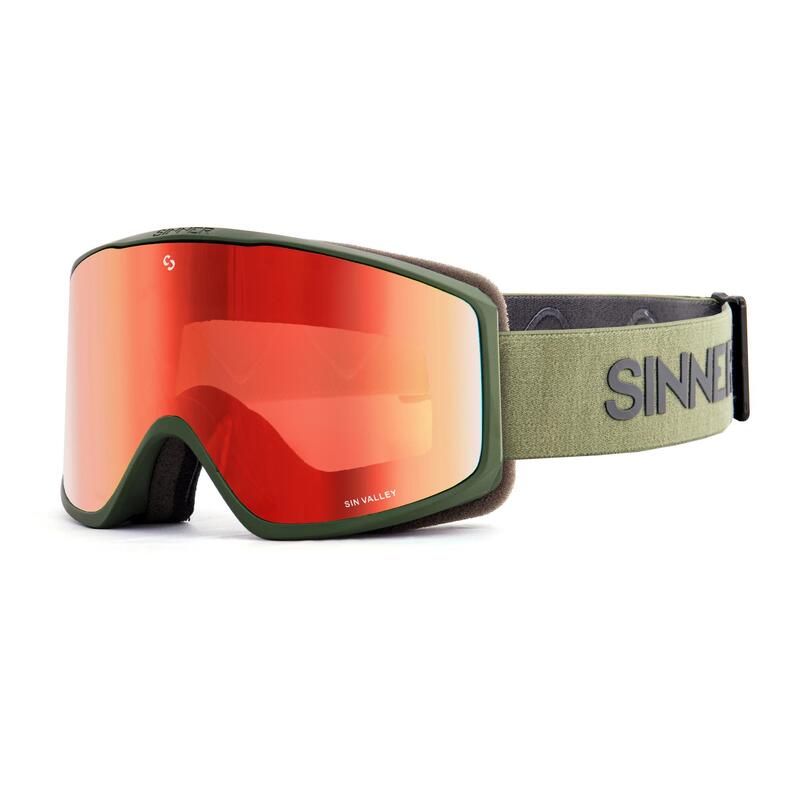 Ochelari Ski/Snowboard, SINNER Sin Valley, Verde