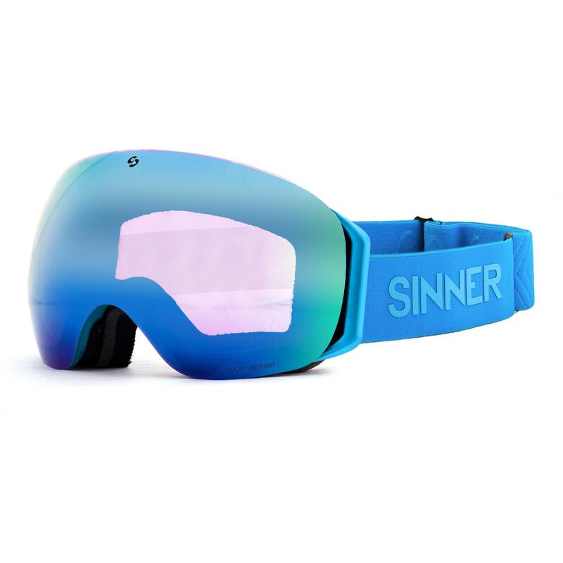 Sí/Snowboard szemüveg, SINNER Avon, Kék