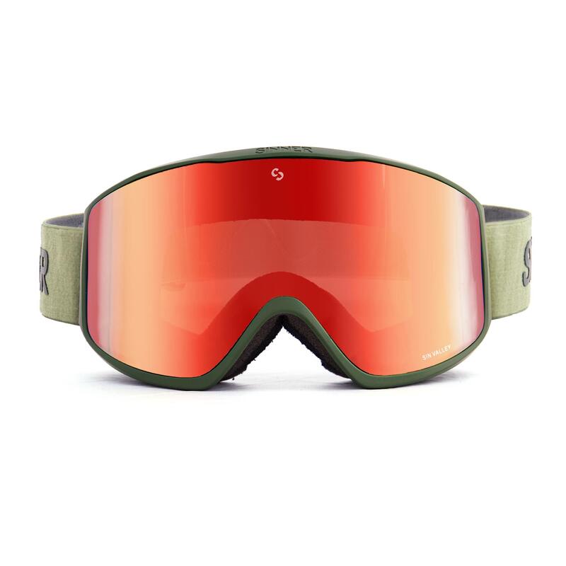 Sí/Snowboard szemüveg, SINNER Sin Valley, zöld