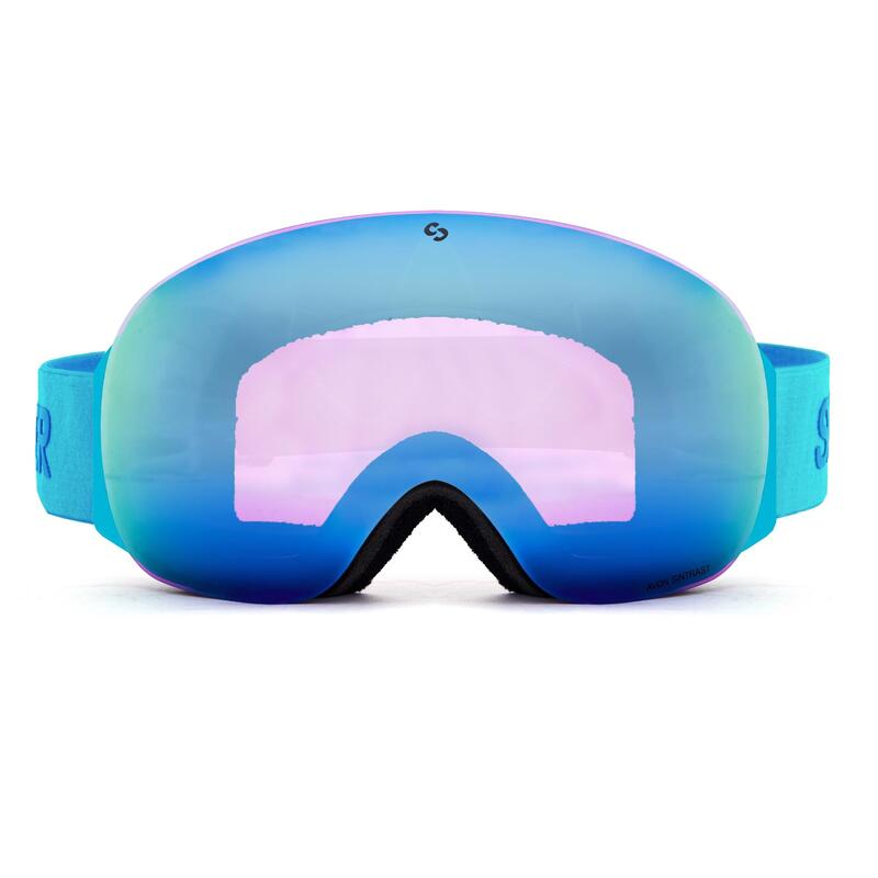 Sí/Snowboard szemüveg, SINNER Avon, Kék