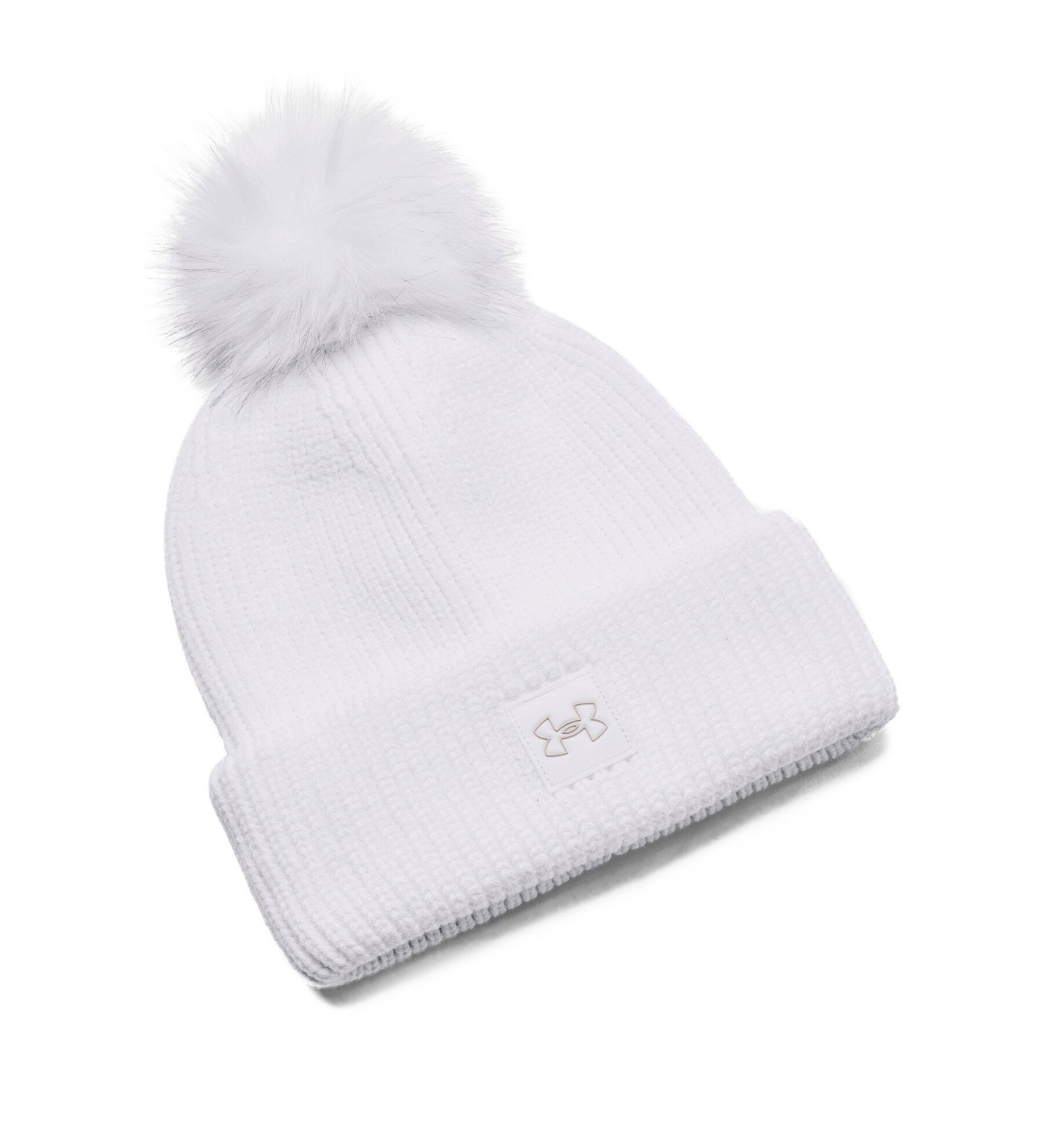 UNDER ARMOUR UNDER ARMOUR ColdGear® Infrared Halftime Ribbed Pom Mütze für Damen