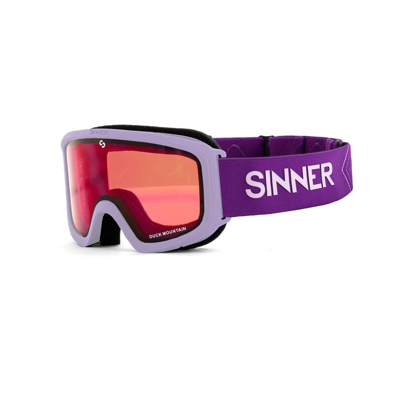 Gyermek sí-/snowboard szemüveg, SINNER Duck Mountain, Vilolet