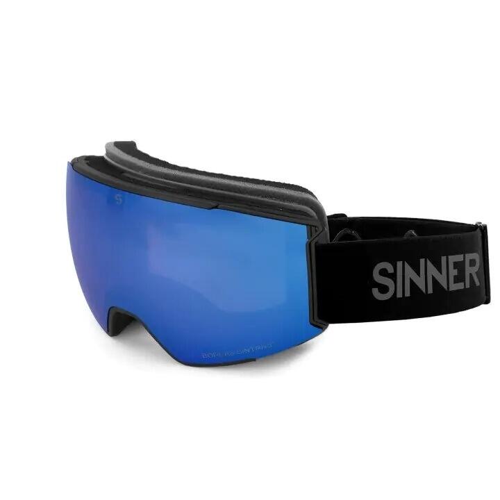 Sí/Snowboard szemüveg, SINNER Boreas, Fekete