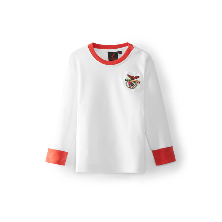 SL BENFICA Camisola Retro Eusébio Bola Ouro de 1965 para Bebé