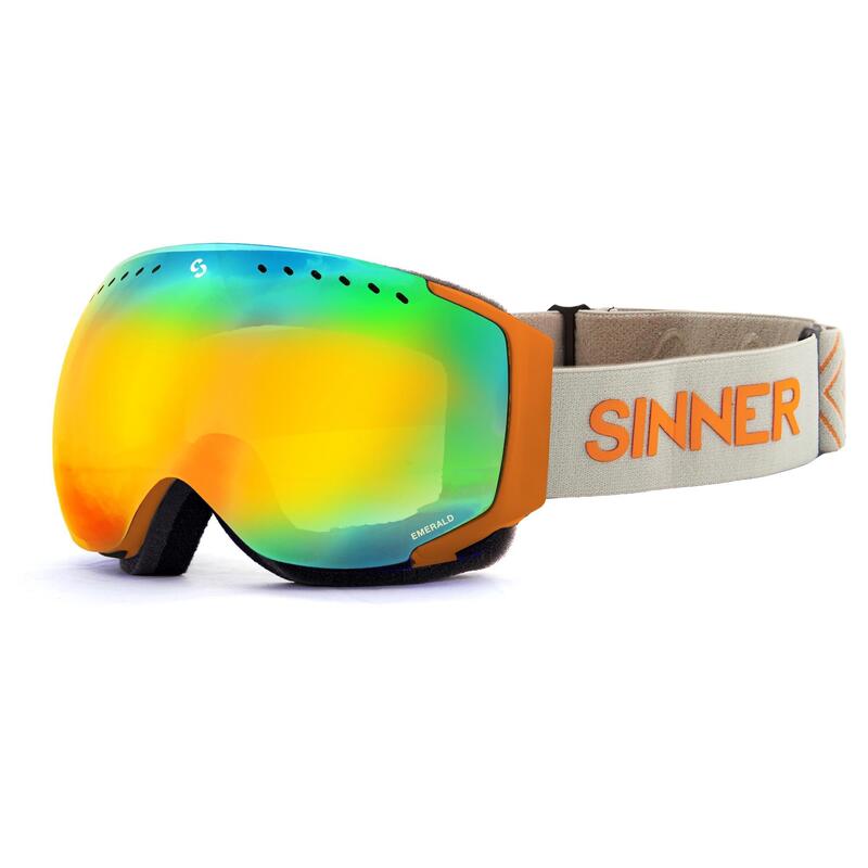 Ochelari Ski/Snowboard, SINNER Emerald, Portocaliu