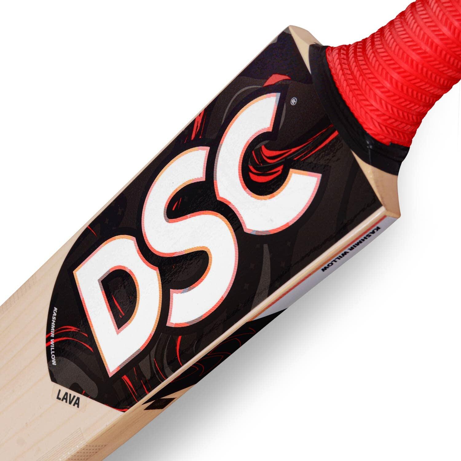 DSC Lava Kashmir Willow Cricket Bat Short Handle 4/6