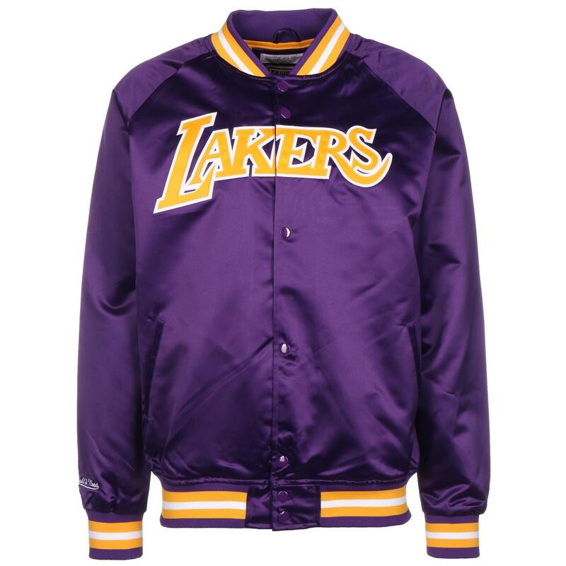 Veste de stade NBA Los Angeles Lakers Lightweight Satin Hommes MITCHELL & NESS