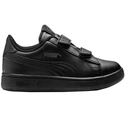Baskets Courtflex V2 Enfant PUMA Cool Light Gray Active Red