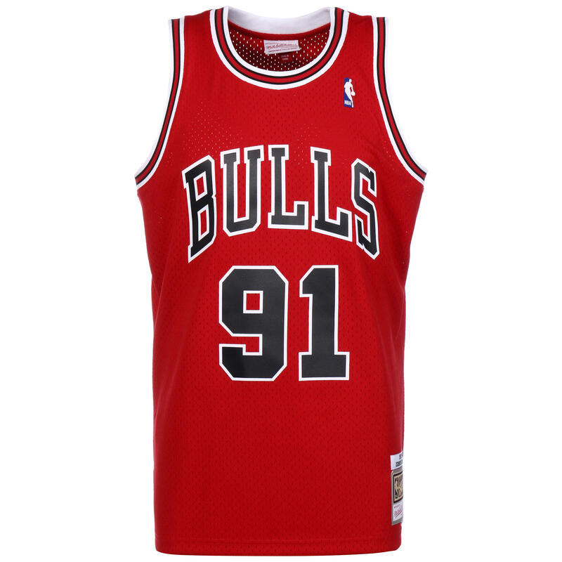 Maillot de basketball NBA Chicago Bulls Dennis Rodman Hommes MITCHELL & NESS