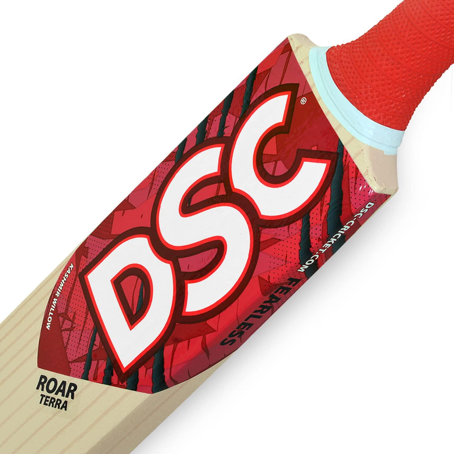 DSC Roar Terra Kashmir Willow Cricket Bat | Farbe: Multicolor | Größe: 1 4/5