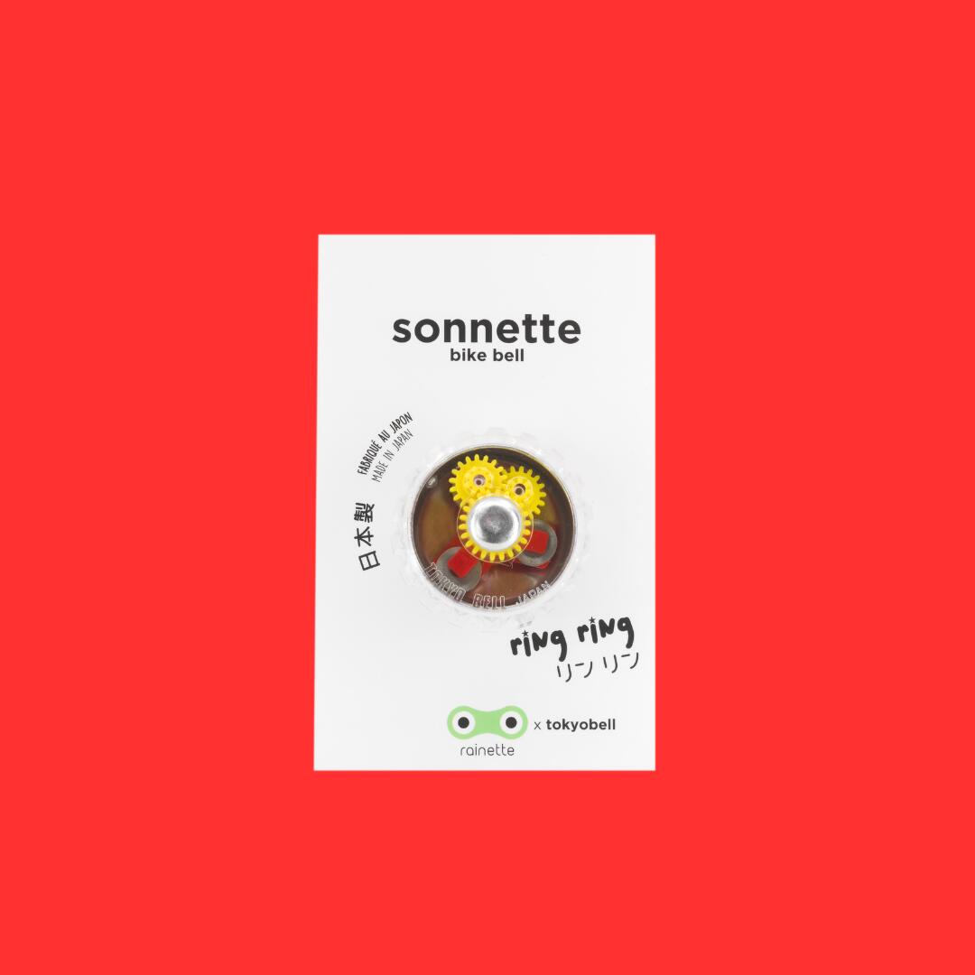 RAINETTE Campanello rotante trasparente Rainette