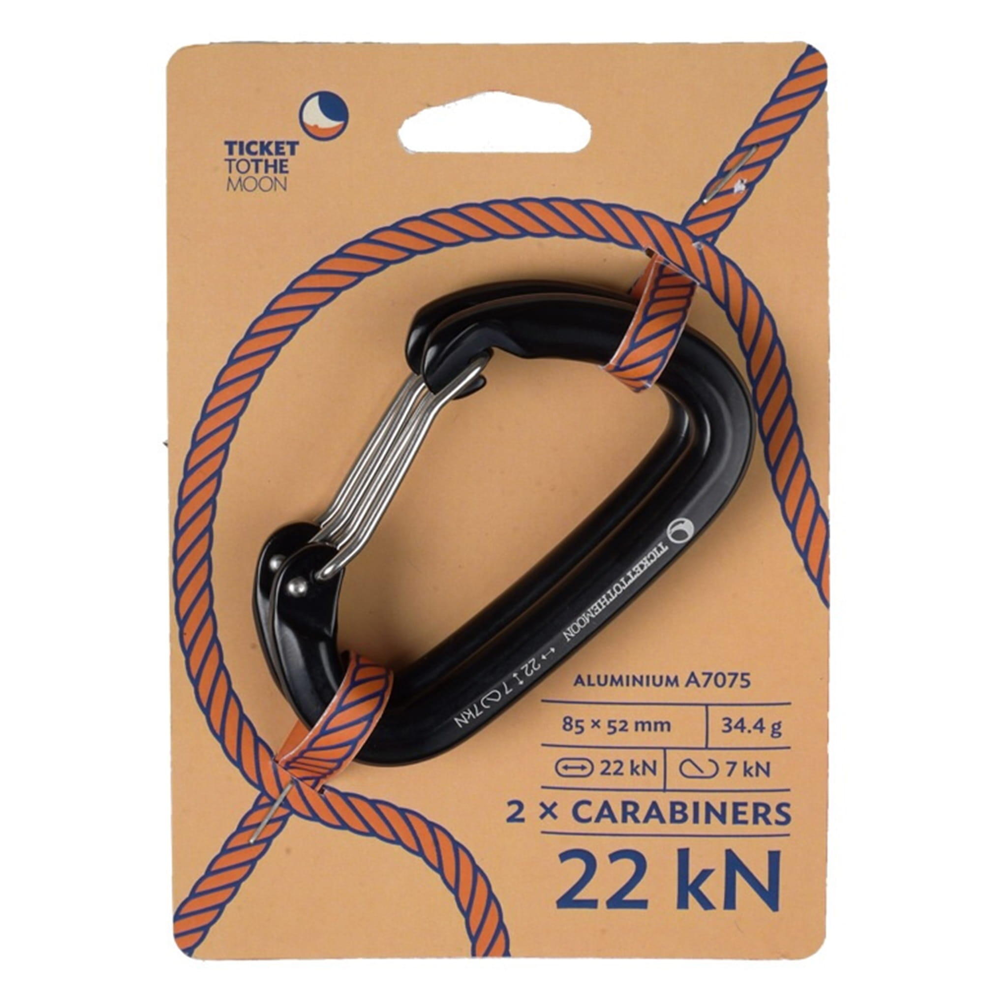 Carabiner | Set of 2 | Hammock Carabiner 3/7