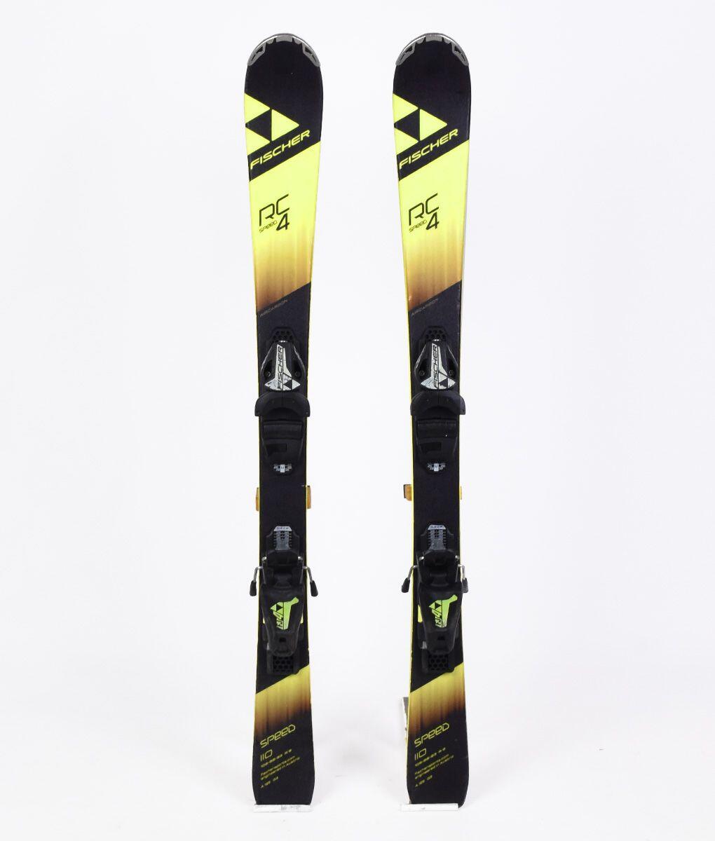 RECONDITIONNE - Ski Occasion Fischer RC4 Speed JR (Noir) - BON 2/3