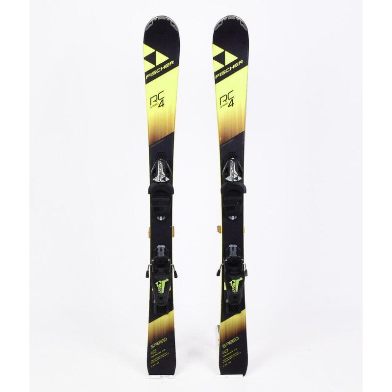 RECONDITIONNE - Ski Fischer RC4 Speed JR (Noir) - BON