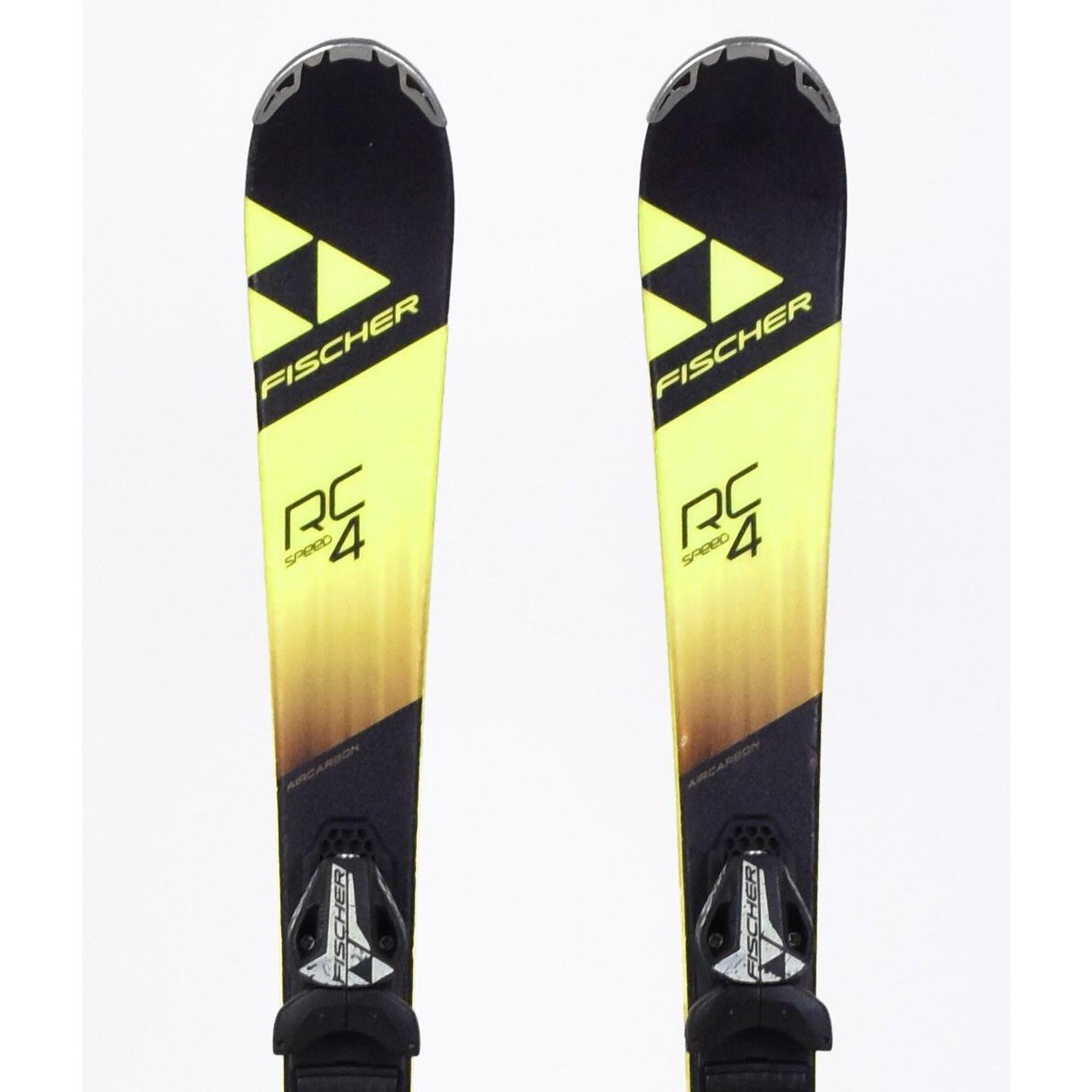 Fischer - Reconditionne - Ski Occasion Fischer Rc4 Speed Jr (noir) - Bon - Skis - Multicolore - 120 Cm - Decathlon