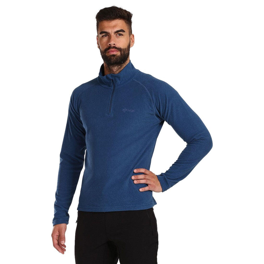 Forro polar de montaña y trekking media cremallera ALMERI-M hombre KILPI azul 3/4