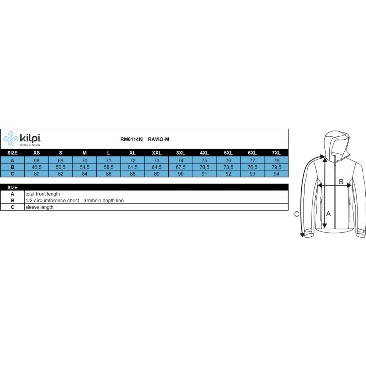 Veste softshell homme Kilpi RAVIO-M 3/4