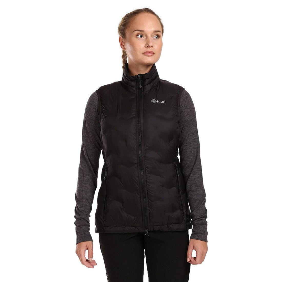 Kilpi - Doudoune Femme Kilpi Nai - Gilet Sans Manche - Noir - 46 L/xl - Decathlon