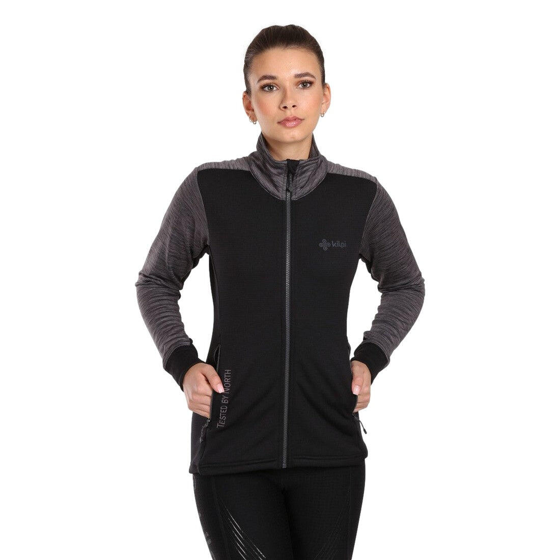 Kilpi - Couche Intermédiaire Extensible Pour Femmes Kilpi Siren-w - Polaire - Noir - 38 S - Decathlon